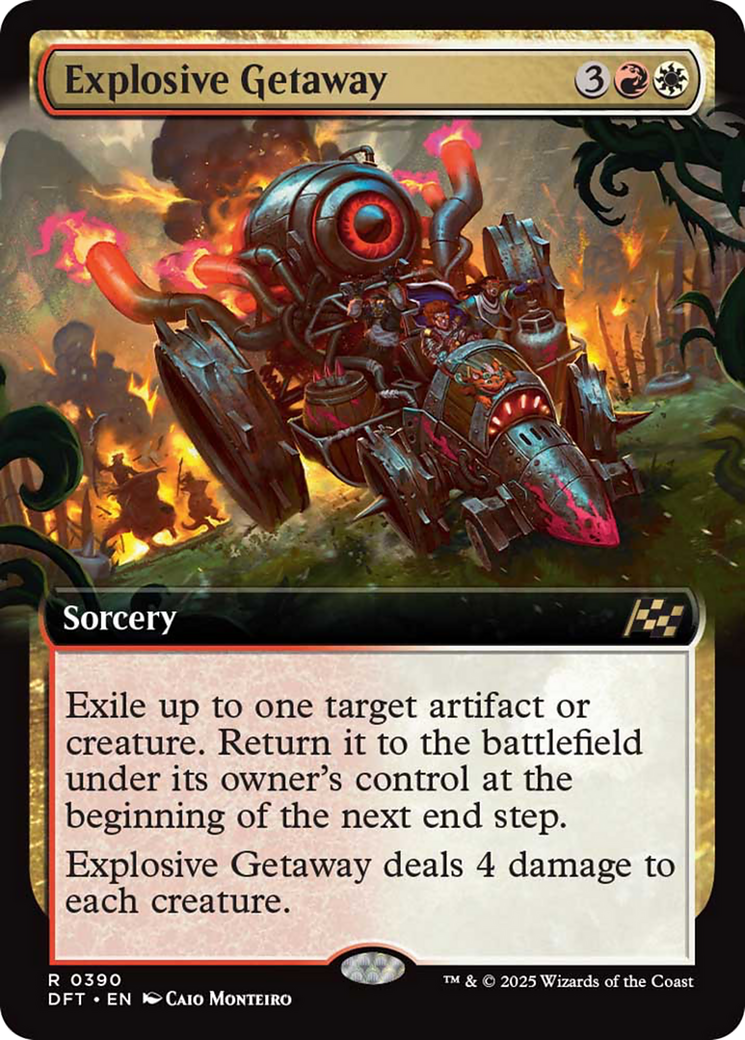 Explosive Getaway (Extended Art) [Aetherdrift] | Deep Dive Games St. Marys