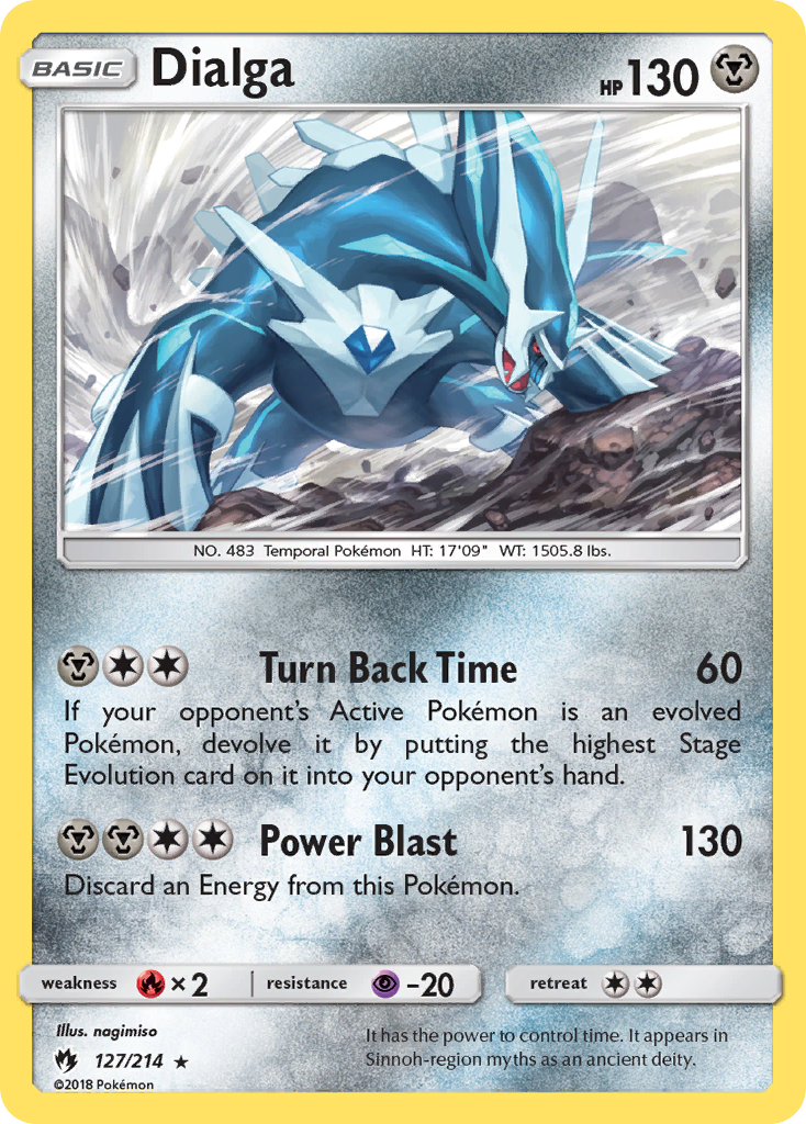 Dialga (127/214) [Sun & Moon: Lost Thunder] | Deep Dive Games St. Marys