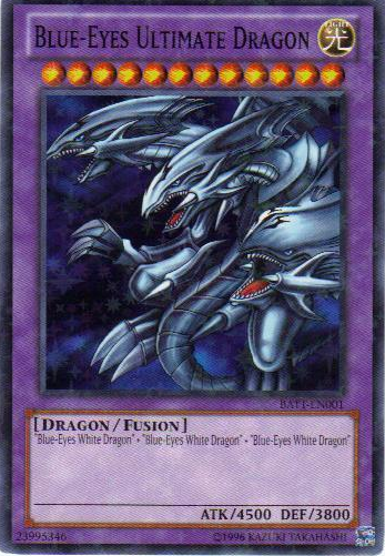 Blue-Eyes Ultimate Dragon [BATT-EN001] Starfoil Rare | Deep Dive Games St. Marys