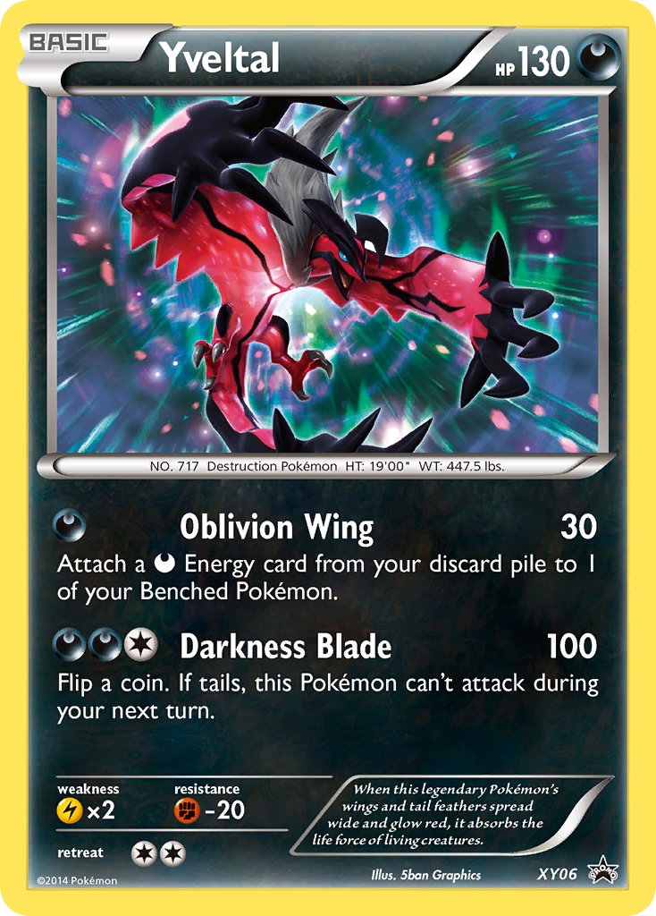 Yveltal (XY06) [XY: Black Star Promos] | Deep Dive Games St. Marys