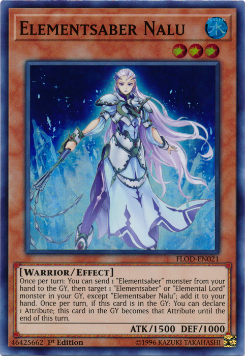 Elementsaber Nalu [FLOD-EN021] Super Rare | Deep Dive Games St. Marys