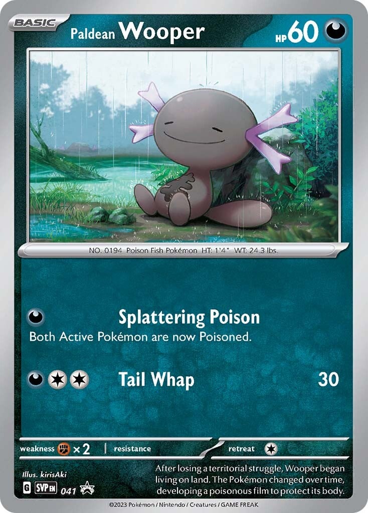 Paldean Wooper (041) [Scarlet & Violet: Black Star Promos] | Deep Dive Games St. Marys