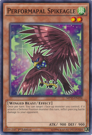 Performapal Spikeagle [MP15-EN194] Common | Deep Dive Games St. Marys