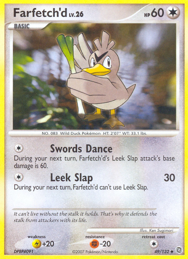 Farfetch'd (49/132) [Diamond & Pearl: Secret Wonders] | Deep Dive Games St. Marys