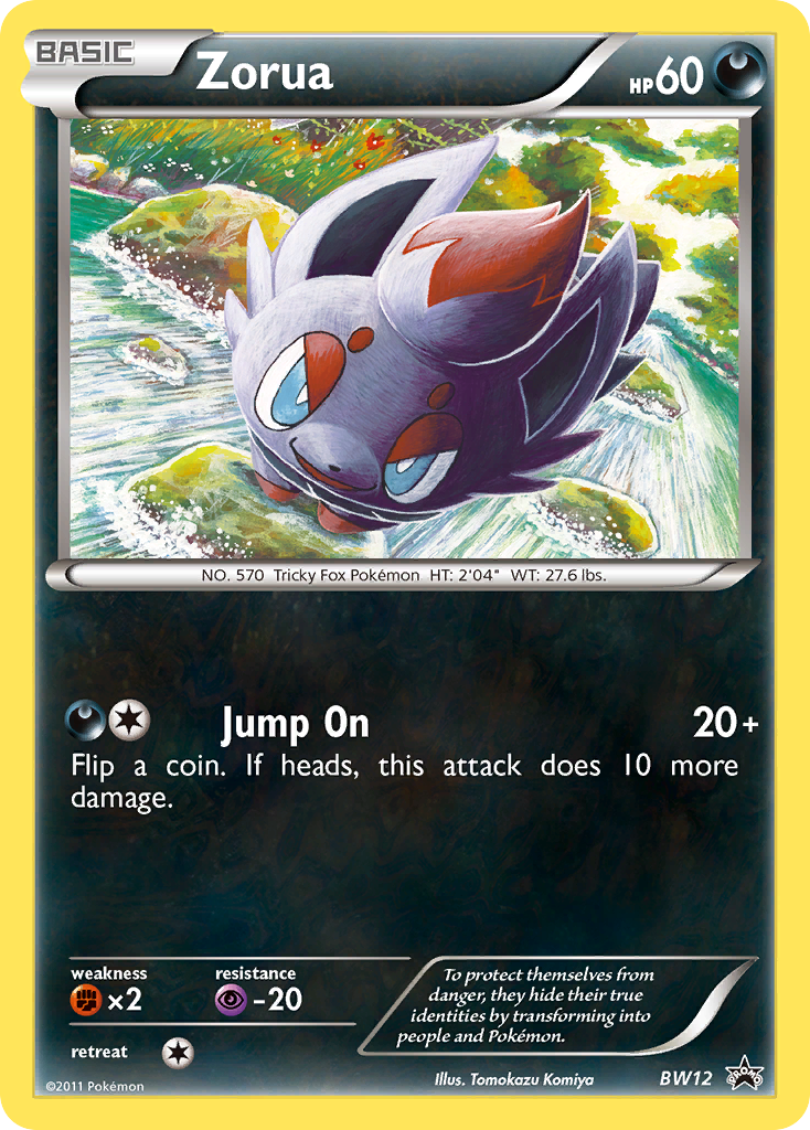 Zorua (BW12) [Black & White: Black Star Promos] | Deep Dive Games St. Marys