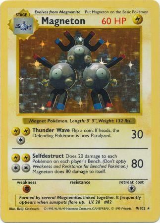 Magneton (9/102) [Base Set Shadowless Unlimited] | Deep Dive Games St. Marys