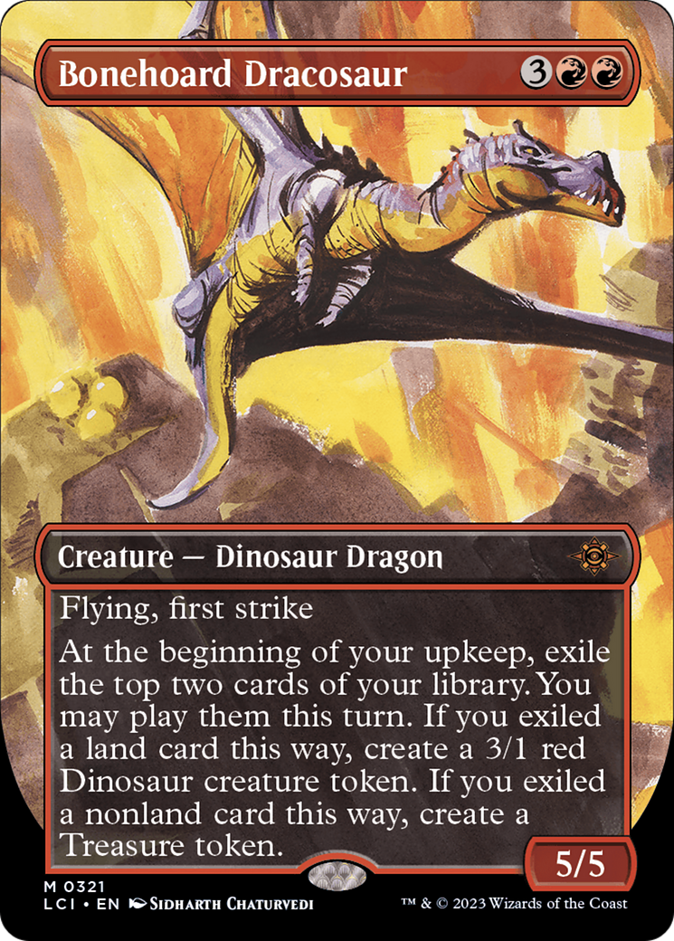 Bonehoard Dracosaur (Borderless) [The Lost Caverns of Ixalan] | Deep Dive Games St. Marys