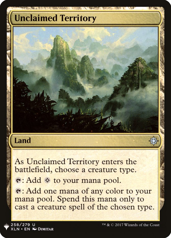 Unclaimed Territory [Mystery Booster] | Deep Dive Games St. Marys