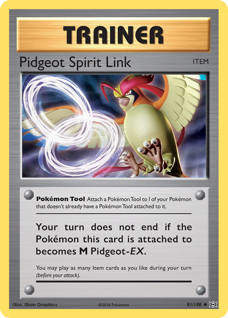 Pidgeot Spirit Link (81/108) [XY: Evolutions] | Deep Dive Games St. Marys