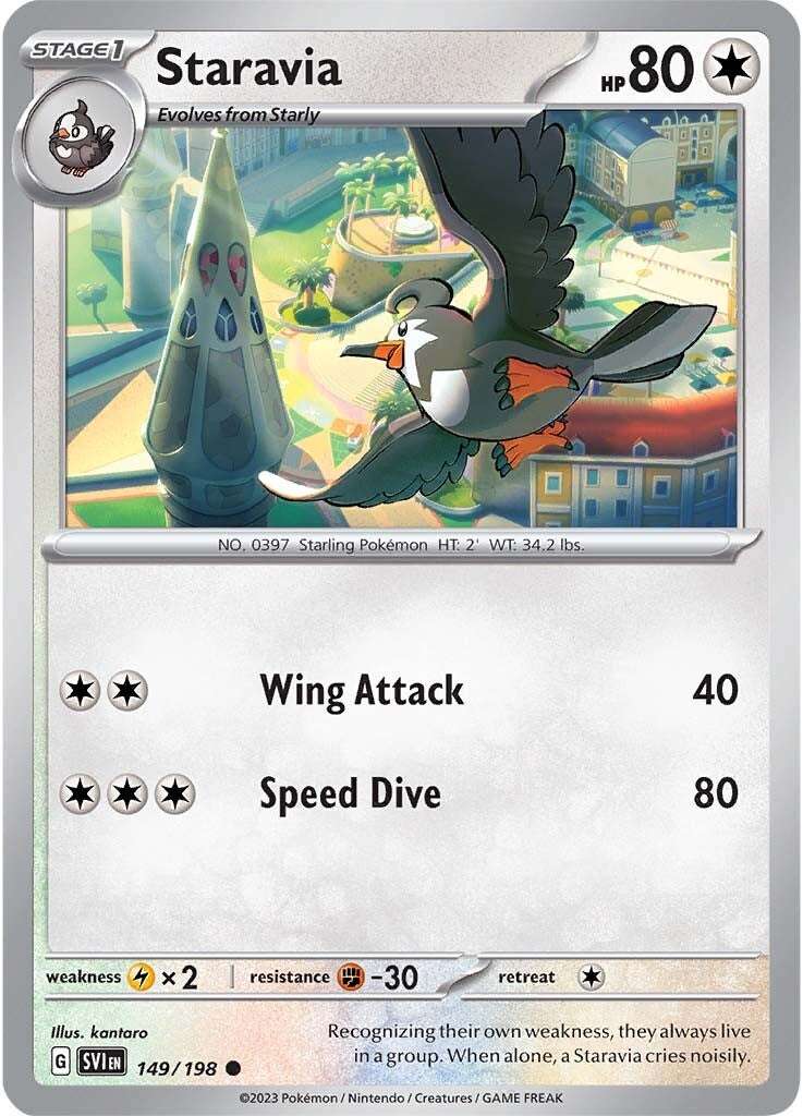 Staravia (149/198) [Scarlet & Violet: Base Set] | Deep Dive Games St. Marys