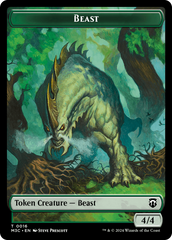 Elephant // Beast (0016) Double-Sided Token [Modern Horizons 3 Commander Tokens] | Deep Dive Games St. Marys