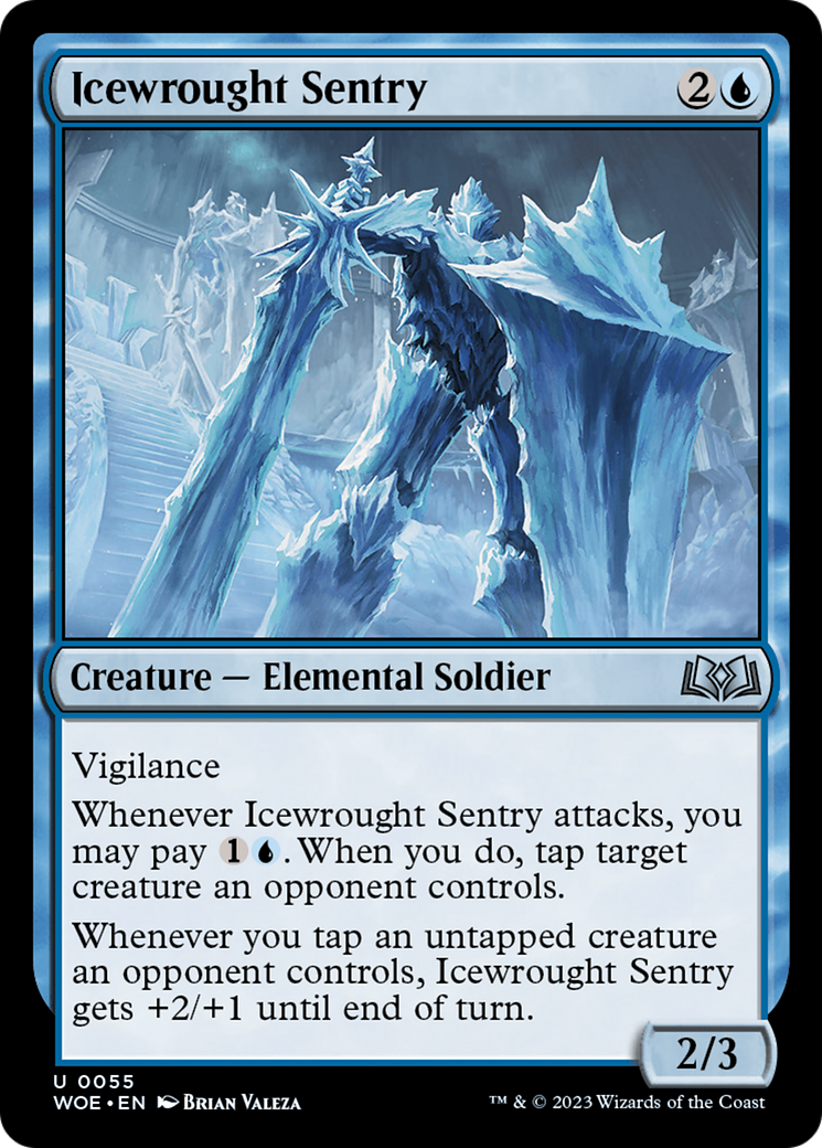 Icewrought Sentry [Wilds of Eldraine] | Deep Dive Games St. Marys