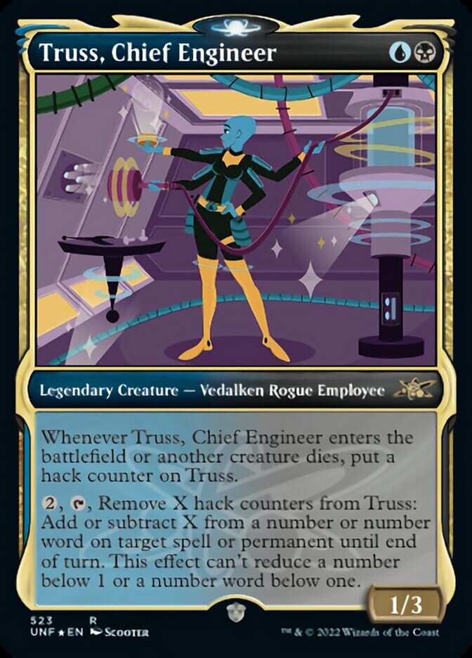 Truss, Chief Engineer (Showcase) (Galaxy Foil) [Unfinity] | Deep Dive Games St. Marys