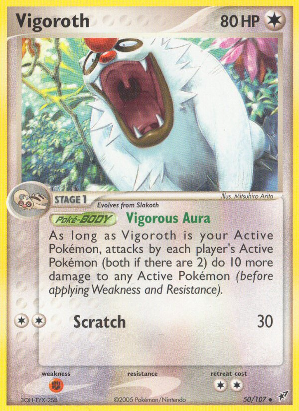 Vigoroth (50/107) [EX: Deoxys] | Deep Dive Games St. Marys