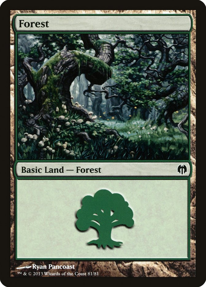 Forest (81) [Duel Decks: Heroes vs. Monsters] | Deep Dive Games St. Marys