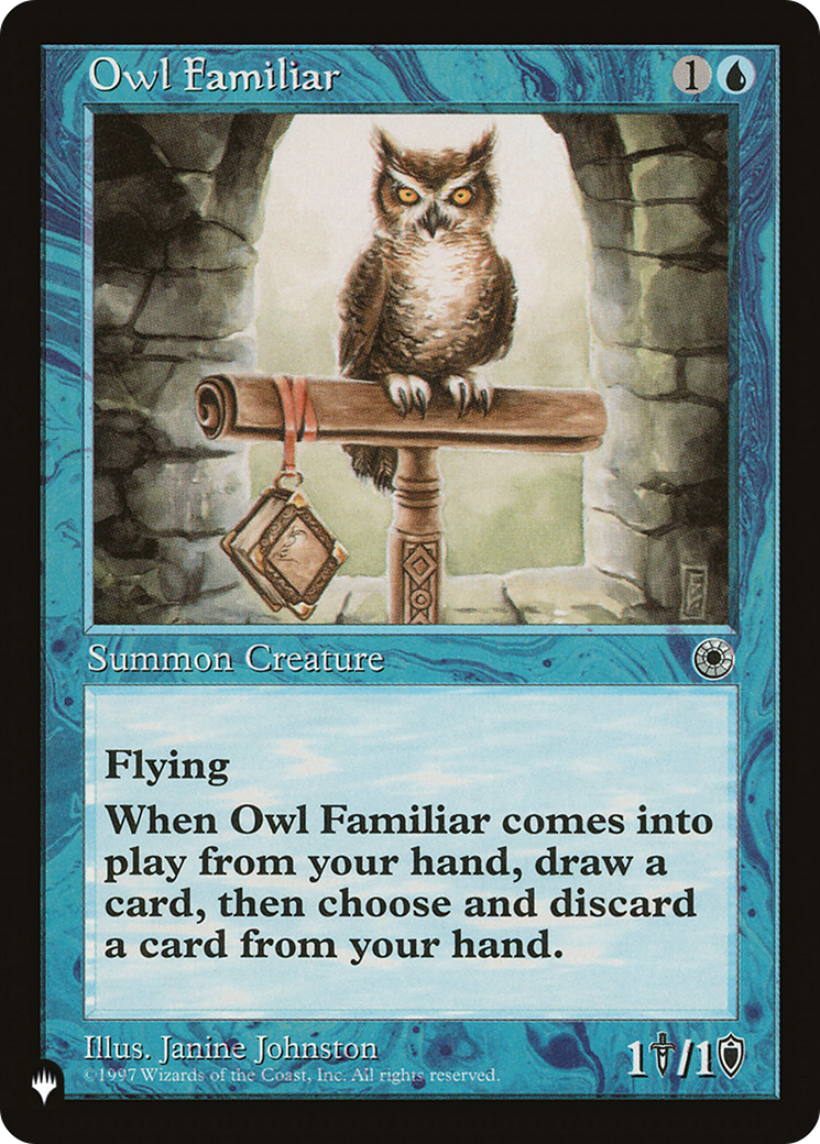 Owl Familiar [The List] | Deep Dive Games St. Marys