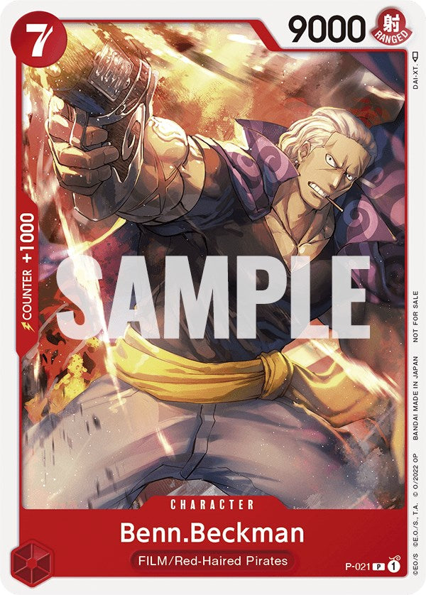 Benn.Beckman (One Piece Film Red) [One Piece Promotion Cards] | Deep Dive Games St. Marys