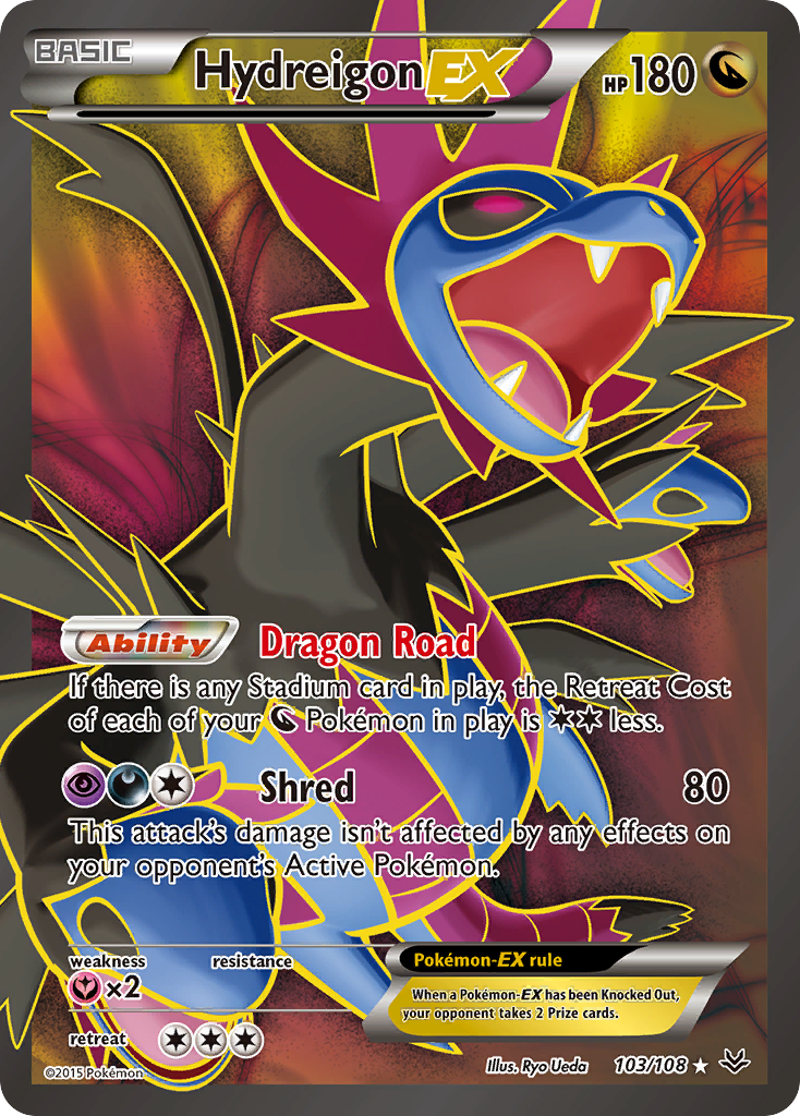 Hydreigon EX (103/108) [XY: Roaring Skies] | Deep Dive Games St. Marys