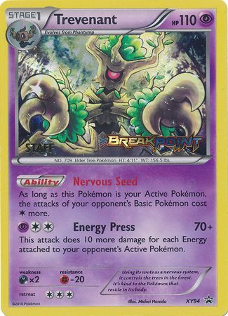 Trevenant (XY94) (Staff) [XY: Black Star Promos] | Deep Dive Games St. Marys