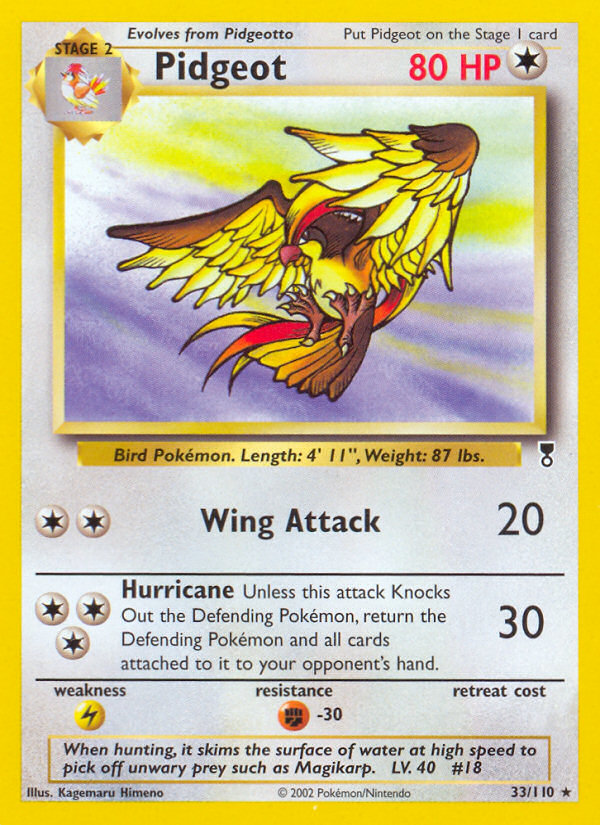 Pidgeot (33/110) [Legendary Collection] | Deep Dive Games St. Marys