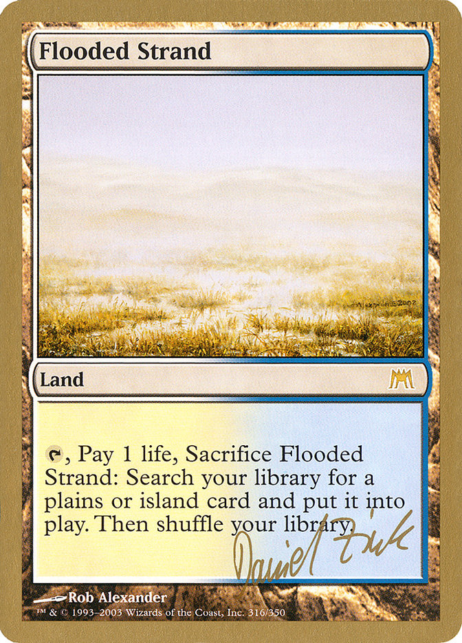 Flooded Strand (Daniel Zink) [World Championship Decks 2003] | Deep Dive Games St. Marys