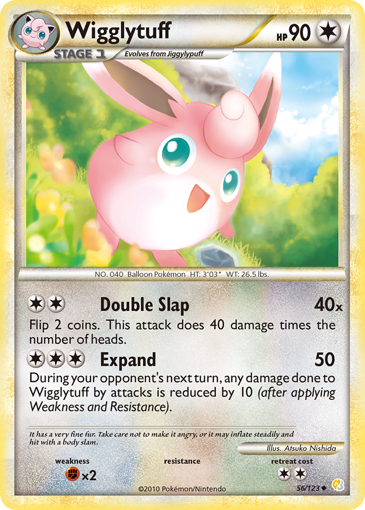 Wigglytuff (56/123) [HeartGold & SoulSilver: Base Set] | Deep Dive Games St. Marys