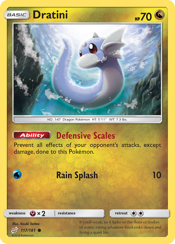 Dratini (117/181) [Sun & Moon: Team Up] | Deep Dive Games St. Marys