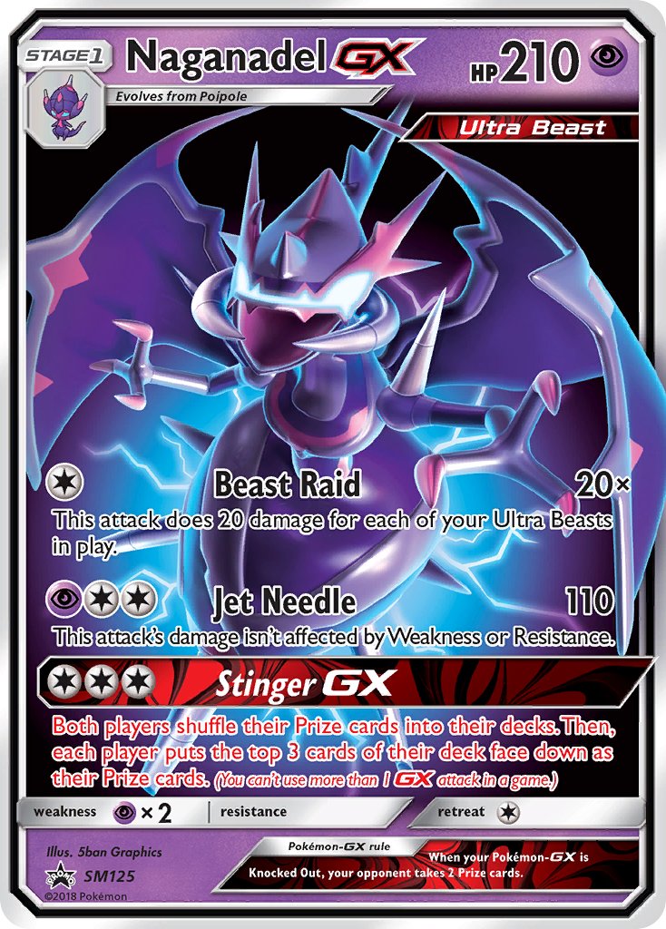 Naganadel GX (SM125) [Sun & Moon: Black Star Promos] | Deep Dive Games St. Marys