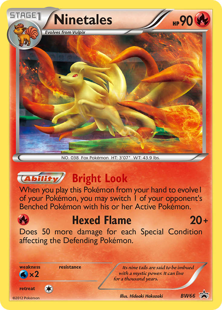 Ninetales (BW66) [Black & White: Black Star Promos] | Deep Dive Games St. Marys
