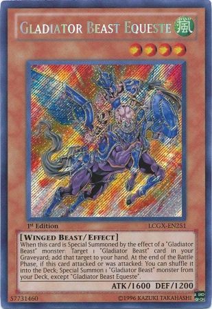 Gladiator Beast Equeste [LCGX-EN251] Secret Rare | Deep Dive Games St. Marys