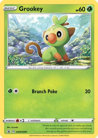 Grookey (SWSH001) [Sword & Shield: Black Star Promos] | Deep Dive Games St. Marys