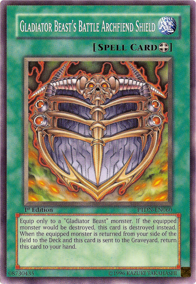 Gladiator Beast's Battle Archfiend Shield [PTDN-EN060] Common | Deep Dive Games St. Marys
