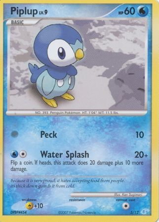 Piplup (5/12) [Diamond & Pearl: Trainer Kit - Manaphy] | Deep Dive Games St. Marys