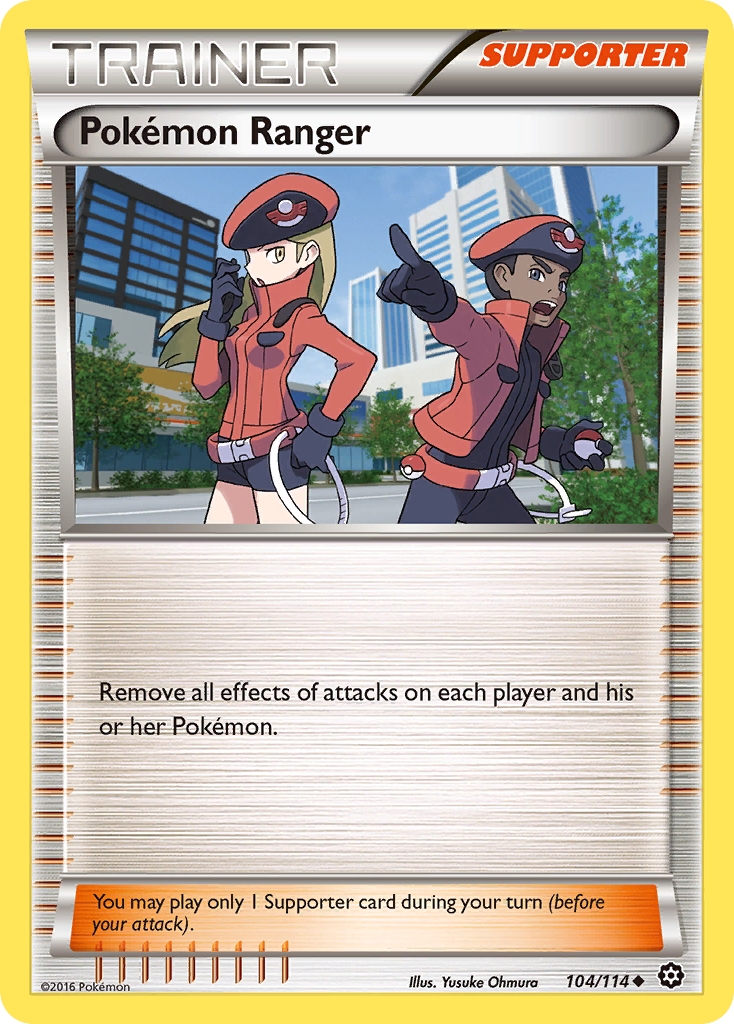 Pokemon Ranger (104/114) [XY: Steam Siege] | Deep Dive Games St. Marys