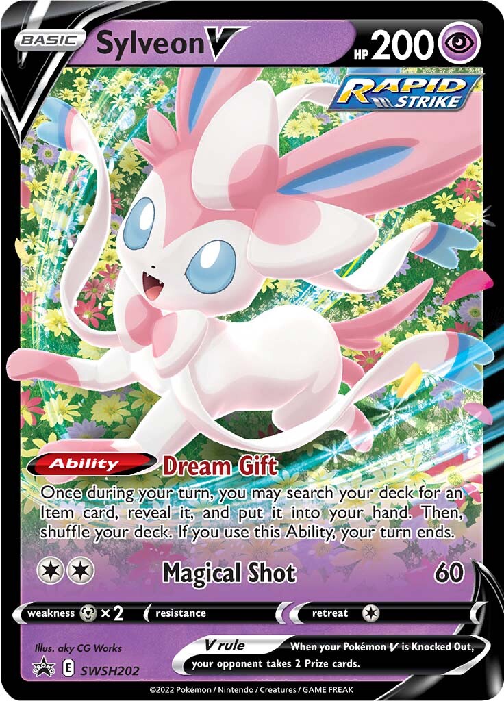 Sylveon V (SWSH202) [Sword & Shield: Black Star Promos] | Deep Dive Games St. Marys