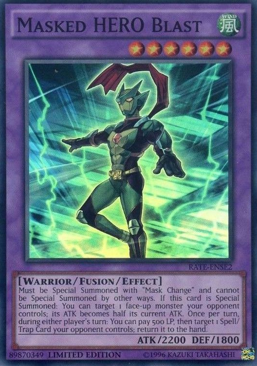 Masked HERO Blast [RATE-ENSE2] Super Rare | Deep Dive Games St. Marys