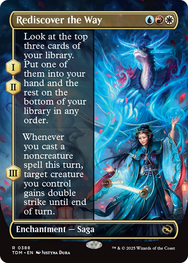 Rediscover the Way (Borderless) [Tarkir: Dragonstorm] | Deep Dive Games St. Marys