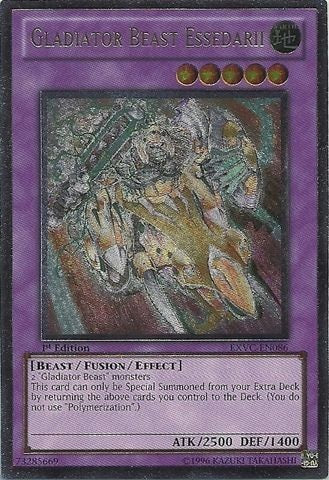 Gladiator Beast Essedarii [EXVC-EN086] Ultimate Rare | Deep Dive Games St. Marys