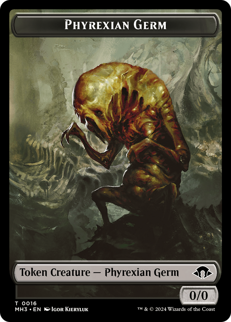 Phyrexian Germ // Rat Double-Sided Token [Modern Horizons 3 Tokens] | Deep Dive Games St. Marys