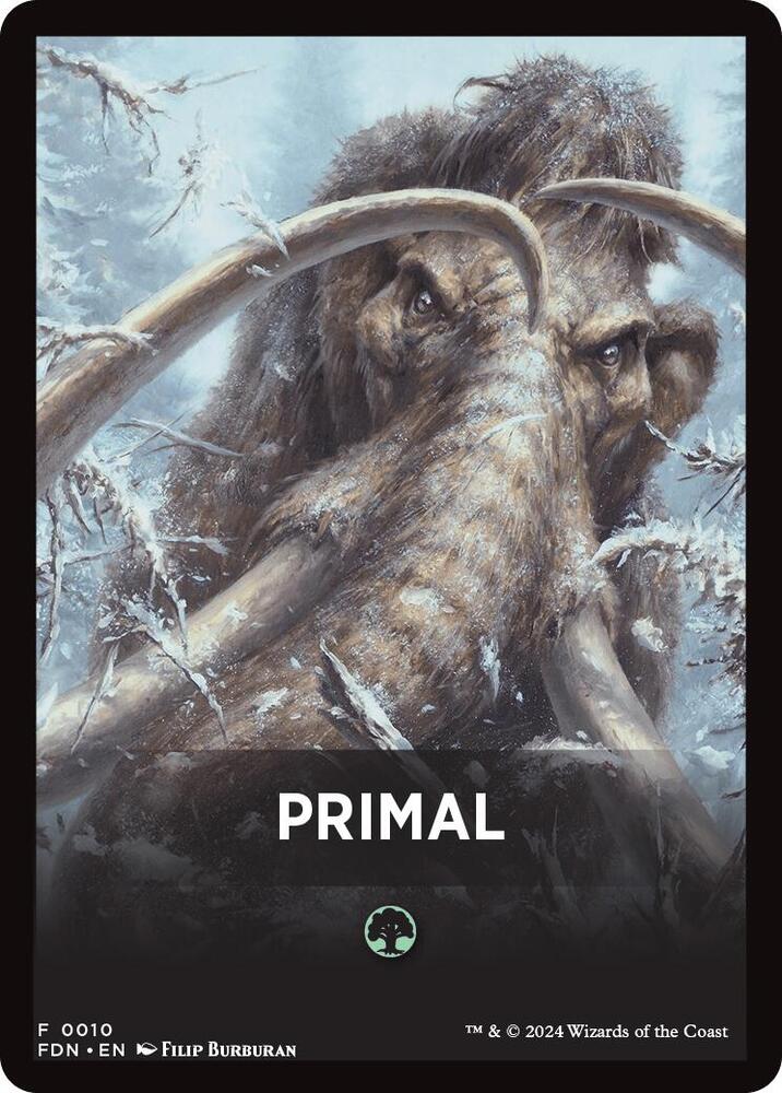 Primal Theme Card [Foundations Tokens] | Deep Dive Games St. Marys