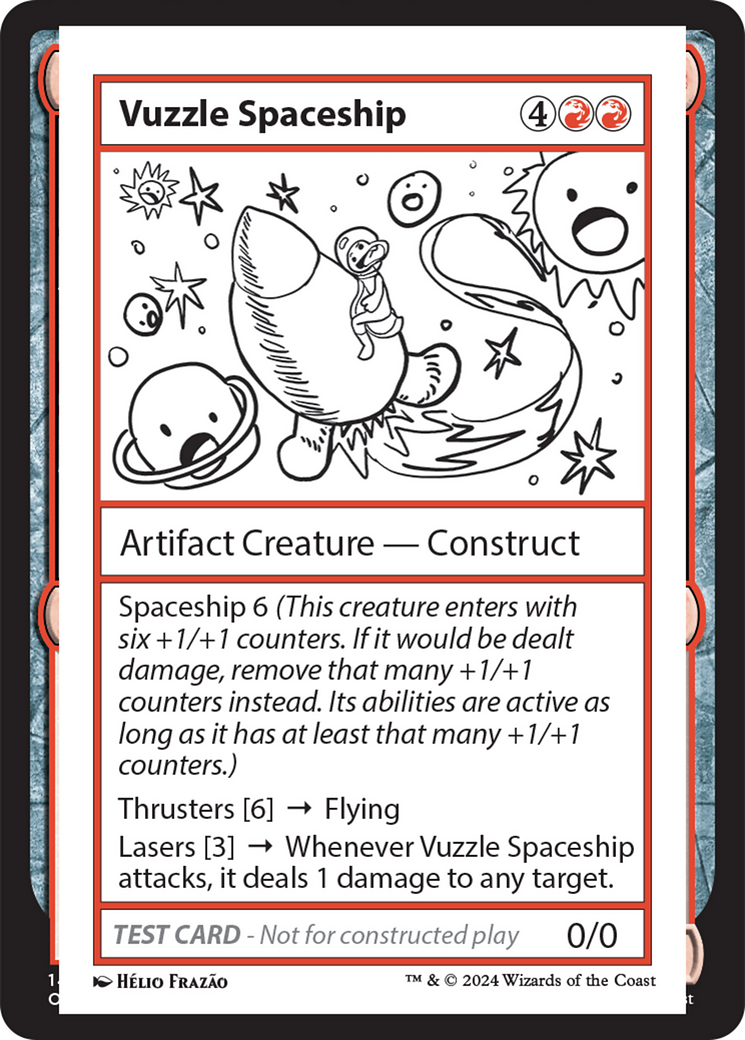 Vuzzle Spaceship [Mystery Booster 2 Playtest Cards] | Deep Dive Games St. Marys