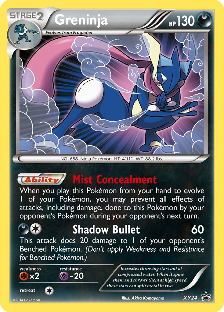 Greninja (XY24) [XY: Black Star Promos] | Deep Dive Games St. Marys