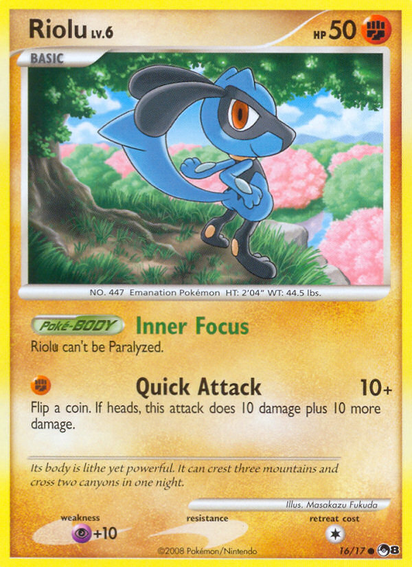 Riolu (16/17) [POP Series 8] | Deep Dive Games St. Marys