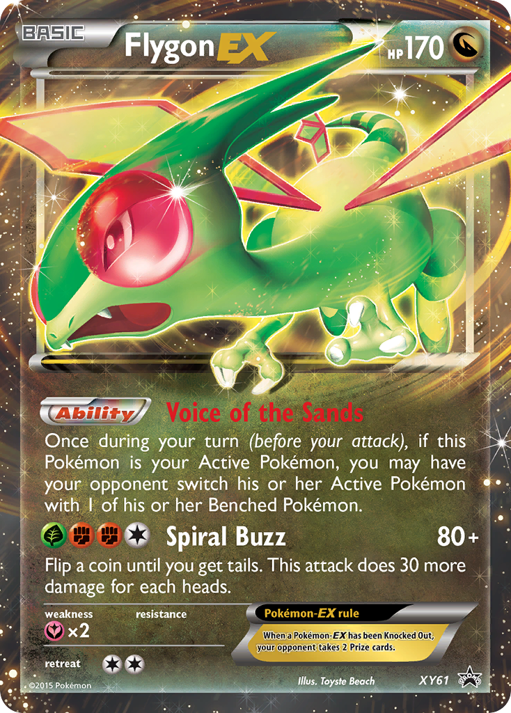 Flygon EX (XY61) [XY: Black Star Promos] | Deep Dive Games St. Marys