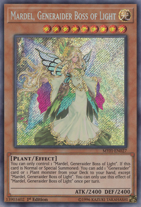 Mardel, Generaider Boss of Light [MYFI-EN027] Secret Rare | Deep Dive Games St. Marys