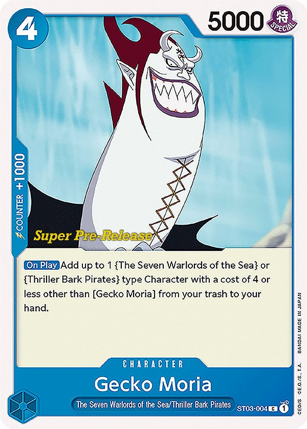 Gecko Moria [Super Pre-Release Starter Deck: The Seven Warlords of the Sea] | Deep Dive Games St. Marys