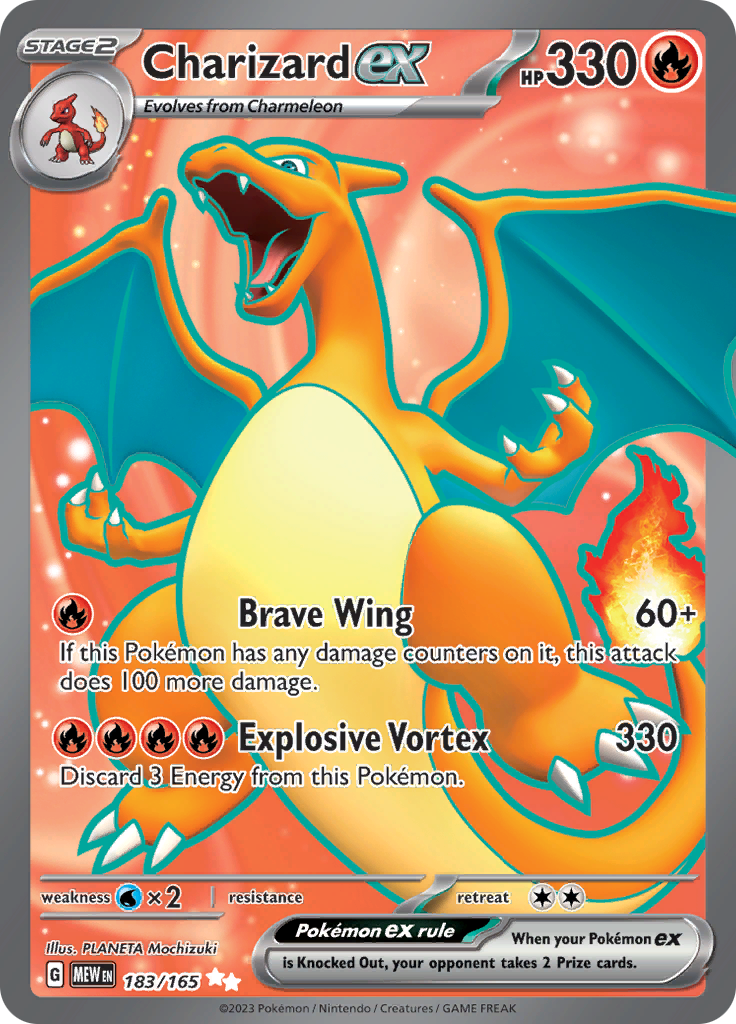 Charizard ex (183/165) [Scarlet & Violet 151] | Deep Dive Games St. Marys