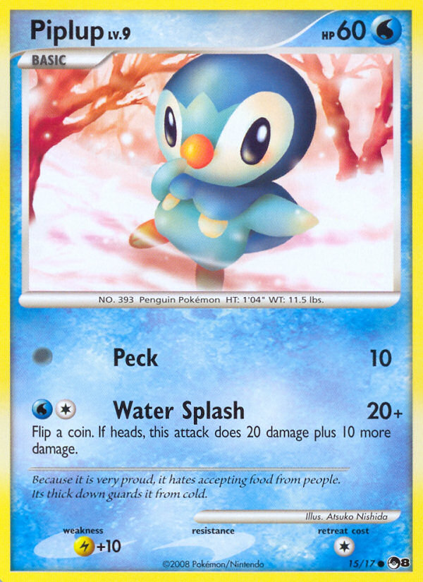 Piplup (15/17) [POP Series 8] | Deep Dive Games St. Marys