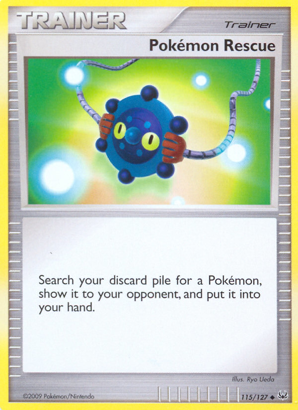 Pokemon Rescue (115/127) [Platinum: Base Set] | Deep Dive Games St. Marys