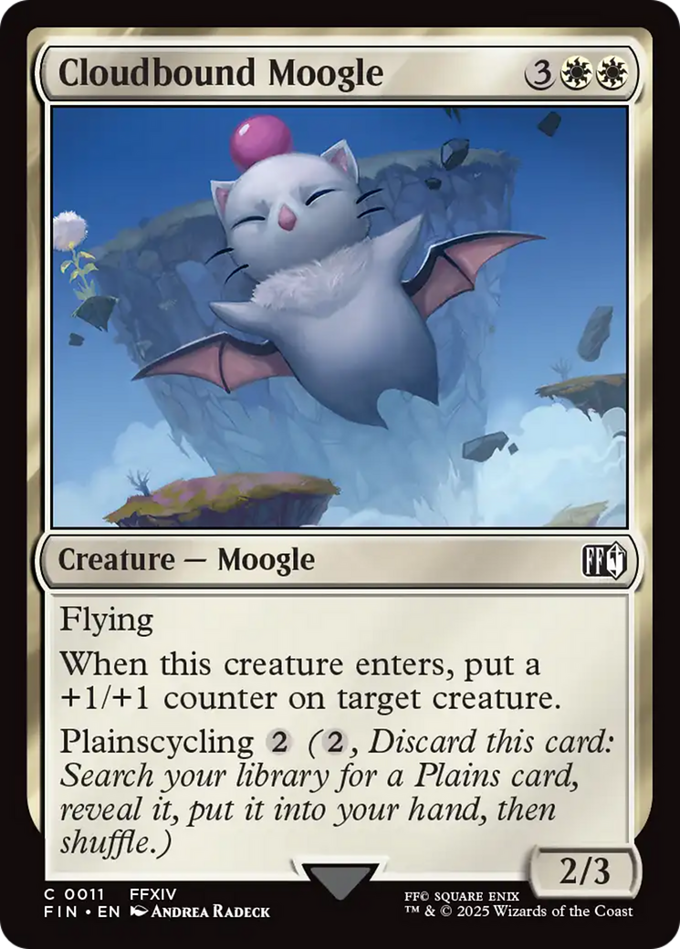 Cloudbound Moogle [FINAL FANTASY] | Deep Dive Games St. Marys